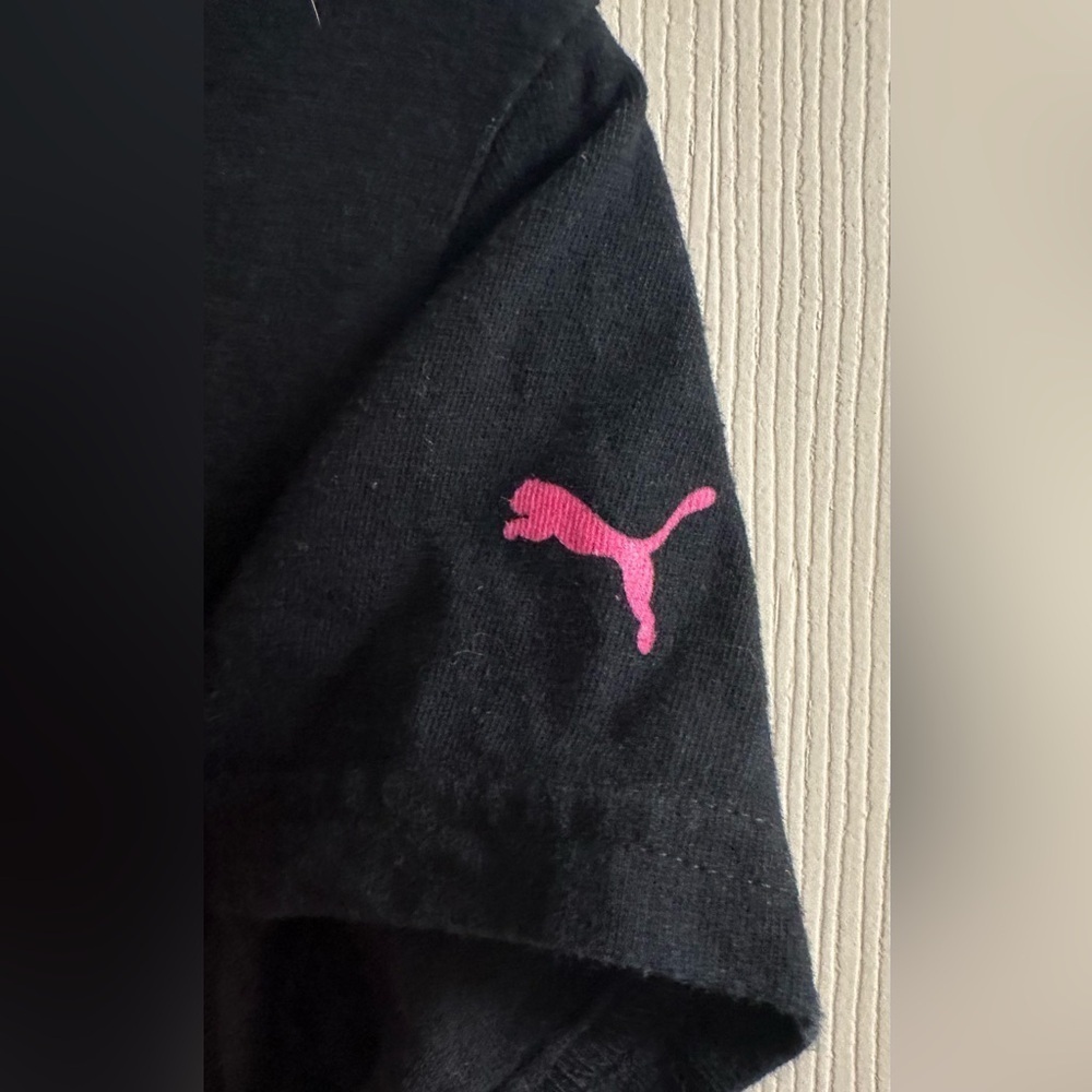 Puma Black and Pink T-Shirt - Picture 2 of 5